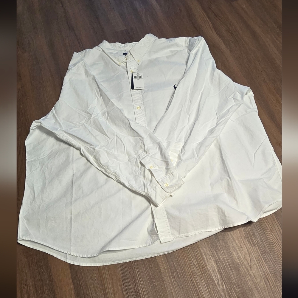 Polo by Ralph Lauren White Casual Button Down Shirt